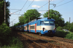 Lokomotiva: 451.076-4 | Vlak: Os 9136 ( Beneov u Prahy - Praha hl.n. ) | Msto a datum: Miroovice u Prahy 29.05.1994