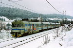 Lokomotiva: 460.004-5 | Vlak: Os 2804 ( Mosty u Jablunkova - Ostrava-Svinov ) | Msto a datum: Mosty u Jablunkova 08.12.2005