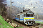 Lokomotiva: 460.079-7 | Vlak: Os 2313 ( Dn hl.n. - Kralupy nad Vltavou ) | Msto a datum: Prackovice nad Labem 03.04.1997