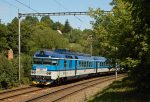Lokomotiva: 560.007-7 | Vlak: Os 4719 ( Letovice - Brno hl.n. ) | Msto a datum: Blovice nad Svitavou 16.07.2015