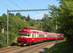 Lokomotiva: 560.023-1 ( SM488.0023 ) | Vlak: Os 4717 ( Bezov nad Svitavou - Brno hl.n. ) | Msto a datum: Blovice nad Svitavou 16.07.2015