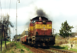 Lokomotiva: 735.009-3 | Vlak: Os 14881 ( Okky - Znojmo ) | Msto a datum: umn 30.04.1997