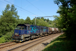 Lokomotiva: 741.510-2 + 741.514-4 | Vlak: Nex 146983 | Msto a datum: Blovice nad Svitavou 16.07.2015