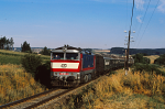 Lokomotiva: 749.107-9 | Vlak: Os 4807 ( Jihlava - Brno hl.n. ) | Msto a datum: Okky 13.08.1995