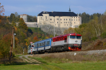 Lokomotiva: 749.107-9 | Vlak: Os 9209 ( erany - Svtl nad Szavou ) | Msto a datum: esk ternberk zastvka 21.10.2018
