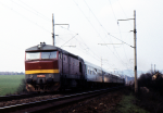 Lokomotiva: 751.032-4 ( T478.1032 ) | Vlak: Os 9107 ( Praha hl.n. - Tbor ) | Msto a datum: Beneov u Prahy 14.11.1986