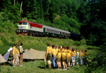 Lokomotiva: 751.094-4 | Vlak: Os 9209 ( Praha hl.n. - Zru nad Szavou ) | Msto a datum: Hvzdonice 15.06.1996
