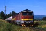 Lokomotiva: 751.211-4 + 751.212-2 | Vlak: Pn 46098 | Msto a datum: Kamenn jezd 12.08.1995