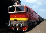 Lokomotiva: 753.349-0 ( T478.3349 ) | Vlak: Os 6608 ( Liberec - esk Lpa ) | Msto a datum: Liberec 13.05.1990