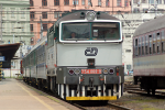 Lokomotiva: 754.009-9 | Vlak: R 666 Petr Vok ( Brno hl.n. - Plze hl.n. ) | Msto a datum: Brno hl.n. 27.04.2013