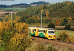 Lokomotiva: 814.160-8 | Vlak: Os 8275 ( Beneov u Prahy - Tbor ) | Msto a datum: Hemaniky 14.10.2017