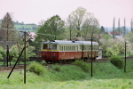 Lokomotiva: 830.020-4 | Vlak: Os 3684 ( Krnov - Jindichov ve Slezsku ) | Msto a datum: Temen ve Slezsku 09.05.1995
