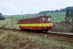 Lokomotiva: 830.108-7 | Vlak: Os 14809 ( Okky - Znojmo ) | Msto a datum: Hvzdoovice 15.03.1997