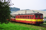 Lokomotiva: 831.143-3 | Vlak: Os 17517 ( Klatovy - Horaovice pedmst ) | Msto a datum: Biny 27.08.1997