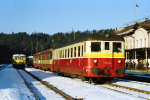 Lokomotiva: 831.199-5 | Vlak: Os 3672 ( Hanuovice - umperk ) | Msto a datum: Hanuovice 05.01.2001