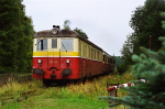 Lokomotiva: 831.229-0 | Vlak: Os 17514 ( Horaovice pedmst - Klatovy ) | Msto a datum: Hrdek u Suice 17.08.1997