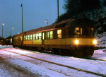 Lokomotiva: 852.022-3 | Vlak: Os 5711 ( Chlumec nad Cidlinou - Trutnov hl.n. ) | Msto a datum: Star Paka 18.02.1993