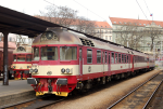 Lokomotiva: 854.201-1 | Vlak: Os 4814 ( Brno hl.n. - Jihlava ) | Msto a datum: Brno hl.n. 27.04.2013