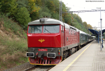 Lokomotiva: 751.215-5 ( T478.1215 ) | Vlak: Zvl.Sp 10051 ( Praha hl.n. - Szava-ern Budy ) | Msto a datum: Senohraby 15.10.2016