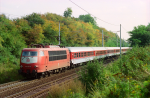 Lokomotiva: 103.103-8 | Vlak: IC 507 Stolzenfels ( Berlin ZOO - Karlsruhe Hbf. ) | Msto a datum: Marienborn 20.09.1996