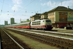 Lokomotiva: 103.160-8 | Vlak: EC 23 Johann Strauss ( Kln Hbf. - Wien Westbf. ) | Msto a datum: Neumarkt-Kallham (A) 04.10.1993