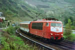 Lokomotiva: 103.160-8 | Vlak: IC 613 Annette Kolb ( Mnster Hbf. - Mnchen Hbf. ) | Msto a datum: Oberwesel 19.04.1998