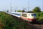 Lokomotiva: 103.242-4 | Vlak: IR 2645 ( Aachen Hbf. - Dresden Hbf. ) | Msto a datum: Marienboirn 20.09.1996