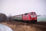 Lokomotiva: 219.024-7 | Vlak: RB 7081 ( Grlitz Hbf. - Zittau ) | Msto a datum: Lbau 28.11.1996