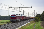 Lokomotiva: 232.334-3 ( 132.334-4 ) + V220.507 + 118.719-4 | Vlak: Ex 95953 Erfurter Express ( Erfurt - Beneov u Prahy ) | Msto a datum: Svtice (CZ) 08.09.2022