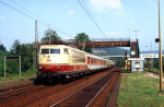 Lokomotiva: 103.155-8 | Vlak: IC 558 Saarland ( Dresden Hbf. - Saarbrcken Hbf. ) | Msto a datum: Wirtheim 10.05.1994