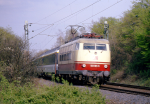 Lokomotiva: 103.185-5 | Vlak: EC 2 Rembrandt ( Chur - Amsterdam CS ) | Msto a datum: Ingelheim 21.04.1995