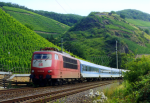 Lokomotiva: 103.221-8 | Vlak: IR 2215 ( Emden - Karslruhe Hbf. ) | Msto a datum: Boppard 18.07.1998