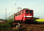 Lokomotiva: 109.070-3 | Vlak: R 7206 ( Weissenfels - Leipzig Hbf. ) | Msto a datum: Grosskorbetha 11.05.1994