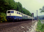 Lokomotiva: 111.108-7 | Vlak: E 7817 ( Kassel Hbf. - Frankfurt (M) Hbf. ) | Msto a datum: Wirtheim 10.05.1994