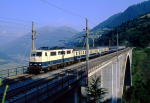 Lokomotiva: 111.199-6 | Vlak: D 1299 Krtner-Express ( Hamburg-Altona - Klagenfurt Hbf. ) | Msto a datum: Penk (A) 20.06.1993