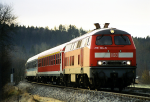 Lokomotiva: 218.124-6 | Vlak: IR 2204 ( Oberstdorf - Mnchen Hbf. ) | Msto a datum: Immenstadt 21.11.2002