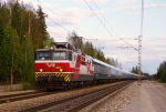 Lokomotiva: Sr1 3014 | Vlak: P 61 ( Helsinki - Kemijrvi ) | Msto a datum: Riihimki 24.05.1997