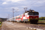Lokomotiva: Sr1 3037 | Vlak: P 54 ( Rovaniemi - Helsinki ) | Msto a datum: Riihimki 24.05.1997