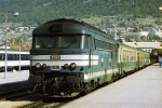 Lokomotiva: BB 67573 | Vlak: D 5384 ( Briancon - Valence-Ville ) | Msto a datum: Briancon 12.03.1999