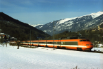 Lokomotiva: TGV 09 + TGV 27 | Vlak: TGV 950 ( Bourg-St.Maurice - Paris Gare de Lyon ) | Msto a datum: Landry 13.03.1999