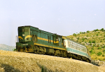 Lokomotiva: 2061.003 | Vlak: B 921 ( ibenik - Split ) | Msto a datum: Preslo 03.07.2000
