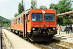Lokomotiva: 7122-003 ( ex SJ Y1-1323 ) | Vlak: P 5807 ( Knin - ibenik ) | Msto a datum: Perkovi 28.06.2003
