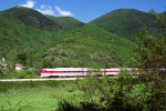 Lokomotiva: 450.024 | Vlak: ES ( Ancona - Roma Termini ) | Msto a datum: Genga-San Vittore Terme 03.05.2003