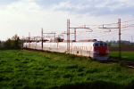 Lokomotiva: 450.027 | Vlak: IC 508 Caravaggio ( Roma Termini - Milano Centrale ) | Msto a datum: Fidenza 02.05.1996