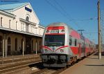 Lokomotiva: EJ575-004 | Vlak: EJ 830 ( Kaunas - Vilnius ) | Msto a datum: Vilnius 15.09.2016