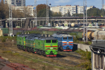 Lokomotiva: 2TE10U-0224, 2TE116-0933 | Msto a datum: Riga-kirotava 16.09.2016