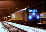 Lokomotiva: 189.153 | Vlak: Nex 46754 ( Bologna Interporto - Tychy Fiat ) | Msto a datum: Petrovice u Karvin (CZ) 14.01.2012