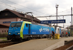 Lokomotiva: 189.154 ( PKP Cargo ) + 186.187 + ET22-1177 | Msto a datum: Praha-Uhnves (CZ) 11.06.2012