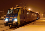 Lokomotiva: 189.842 ( PKP Cargo ) + 731.050-1 | Msto a datum: Petrovice u Karvin (CZ) 31.03.2013