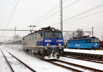 Lokomotiva: EP09-019, 363.038-1 | Vlak: EC 106 Comenius ( Beclav - Warszawa Wsch. ) | Msto a datum: Petrovice u Karvin (CZ) 21.02.2013